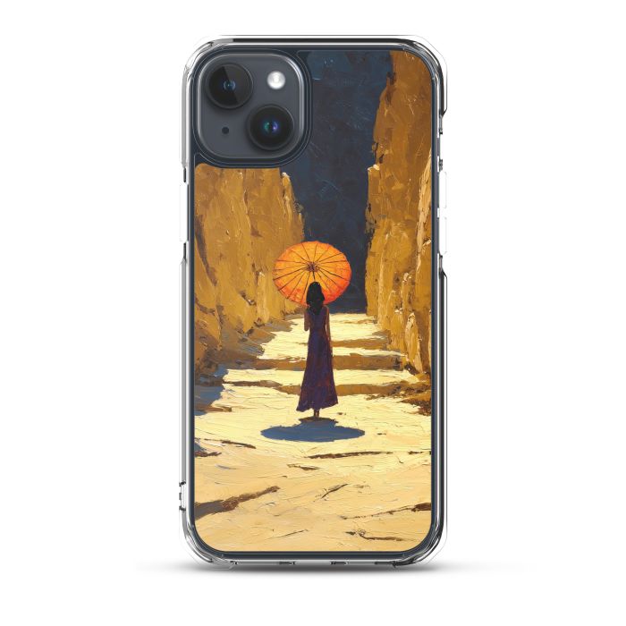 GOLDEN SHADOW - iPhone 15 Plus Clear case for iPhone®