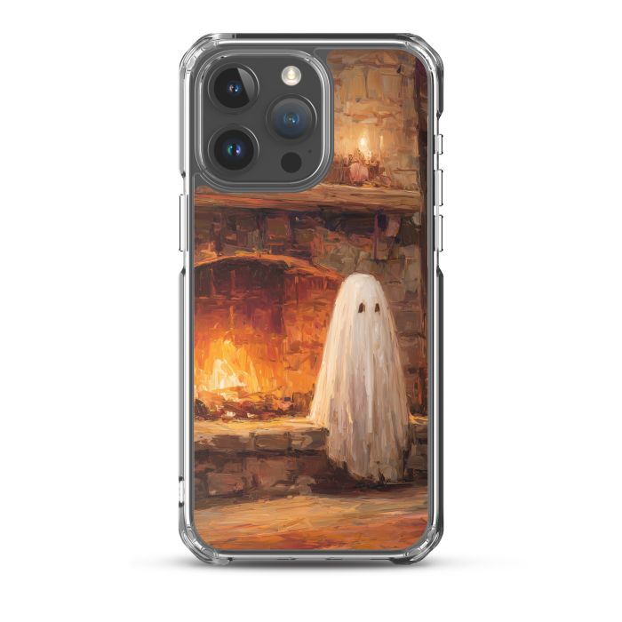 HEARTHSIDE GHOST FRIEND - iPhone 15 Pro Max Clear case for iPhone®