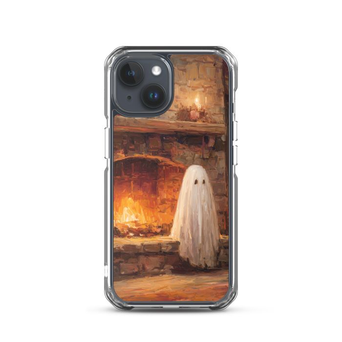 HEARTHSIDE GHOST FRIEND - iPhone 15 Clear case for iPhone®