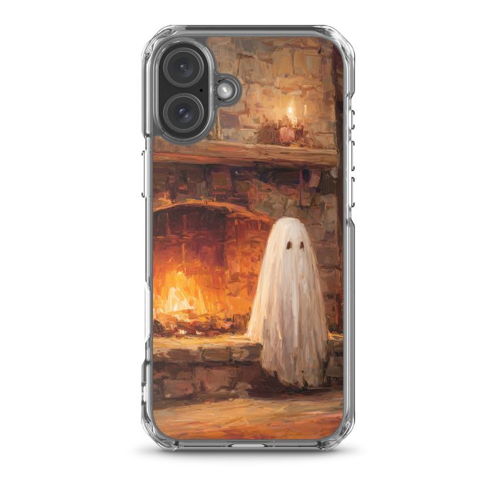 HEARTHSIDE GHOST FRIEND - iPhone 16 Plus Clear case for iPhone®