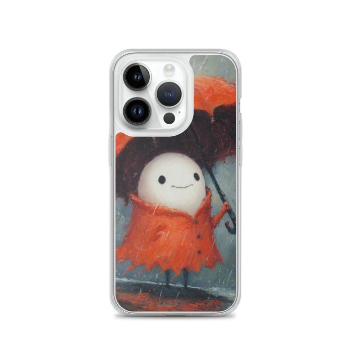 RAINY UMBRELLA GHOST - iPhone 14 Pro Clear case for iPhone®