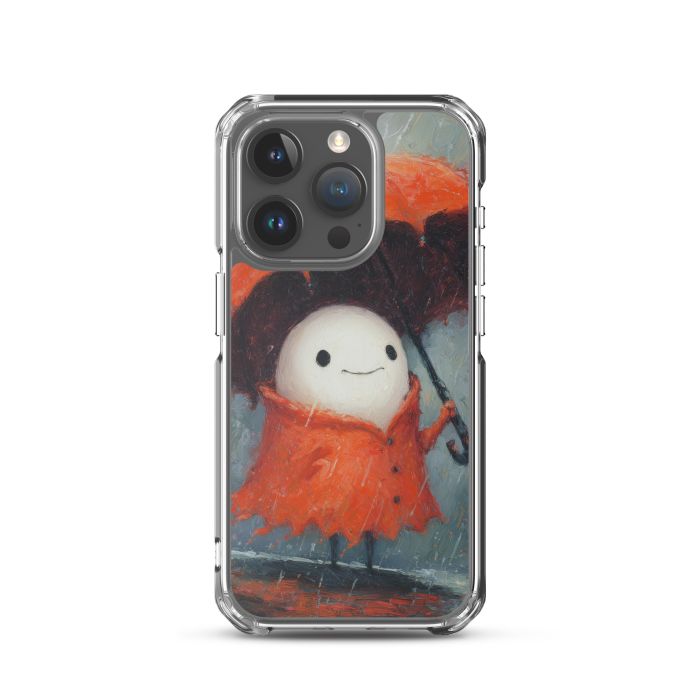 RAINY UMBRELLA GHOST - iPhone 15 Pro Clear case for iPhone®