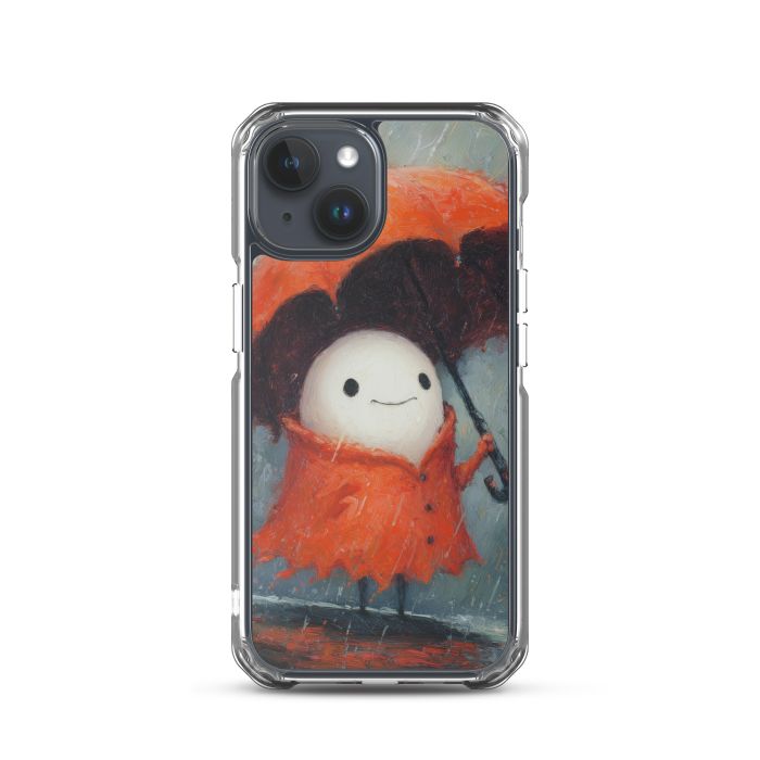 RAINY UMBRELLA GHOST - iPhone 15 Clear case for iPhone®