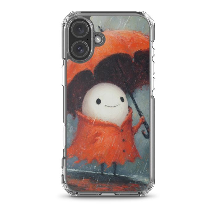 RAINY UMBRELLA GHOST - iPhone 16 Plus Clear case for iPhone®