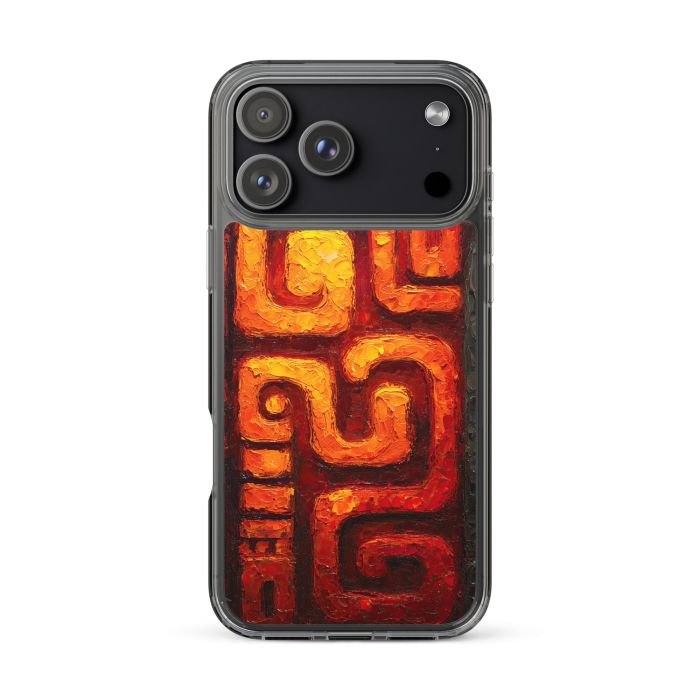 SILVER SPIRAL - iPhone 17 Pro Max Clear case for iPhone®