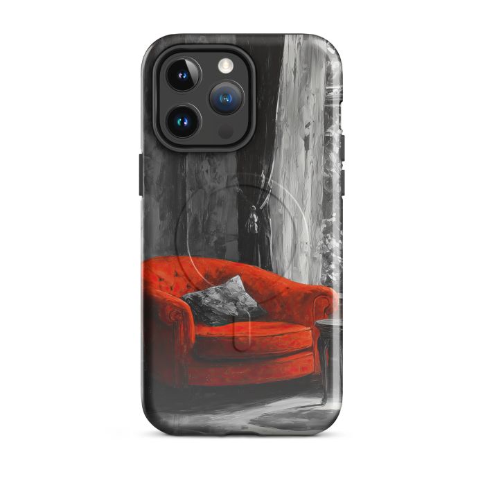 SINGLE ACCENT MEMORY B&W - iPhone 14 Pro Max MagSafe® tough case for iPhone®