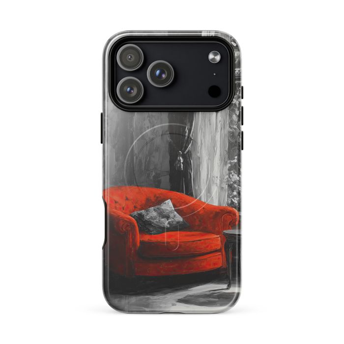 SINGLE ACCENT MEMORY B&W - iPhone 17 Pro Max MagSafe® tough case for iPhone®