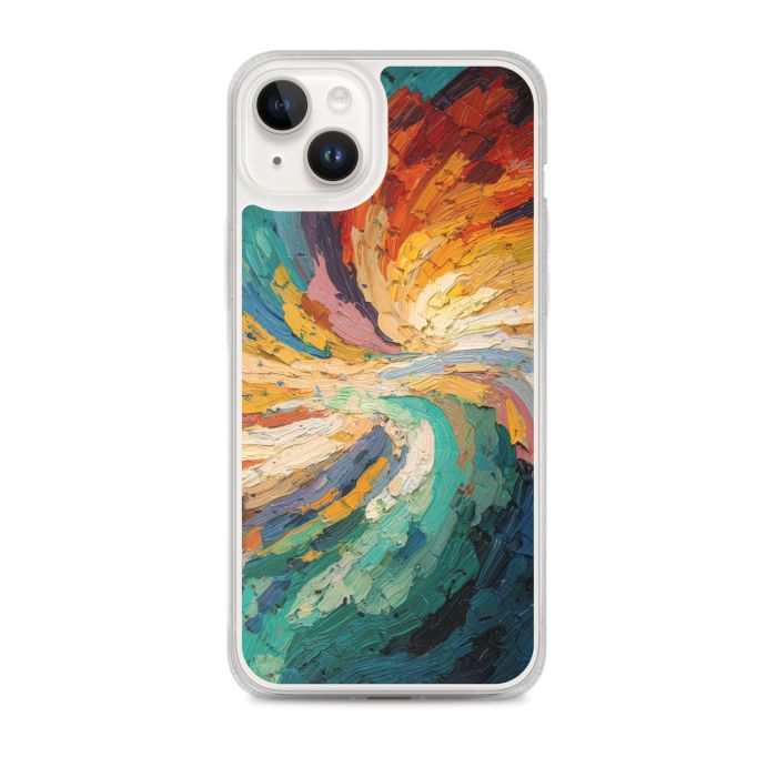 SOFT CASCADE DISTANT - iPhone 14 Plus Clear case for iPhone®