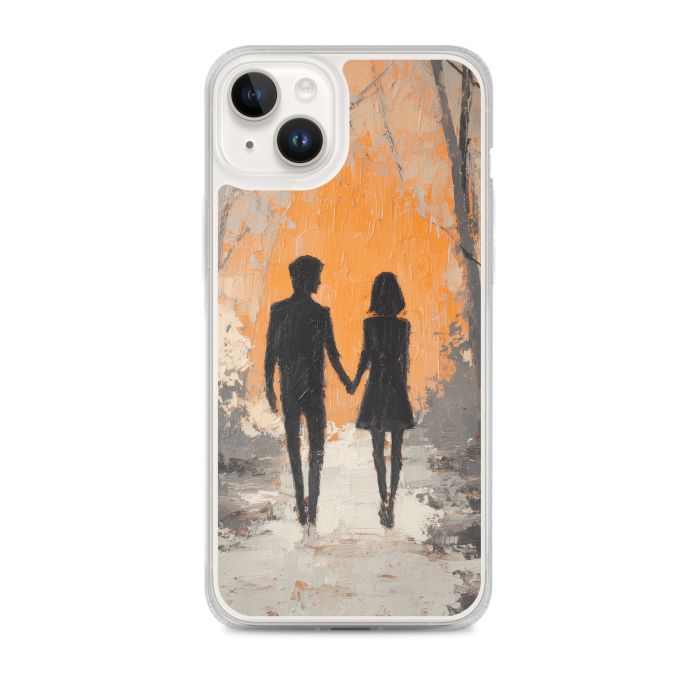 SOFT RESTING PAIR B&W - iPhone 14 Plus Clear case for iPhone®