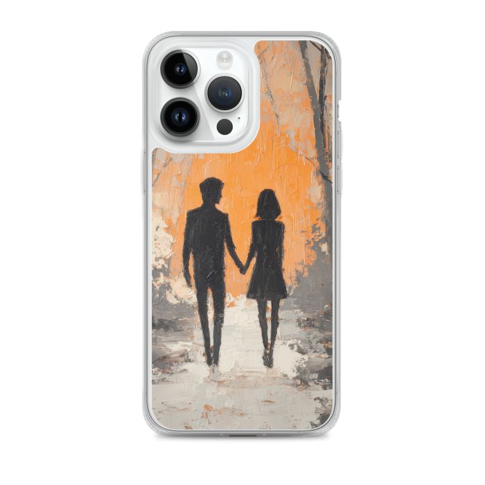 SOFT RESTING PAIR B&W - iPhone 14 Pro Max Clear case for iPhone®