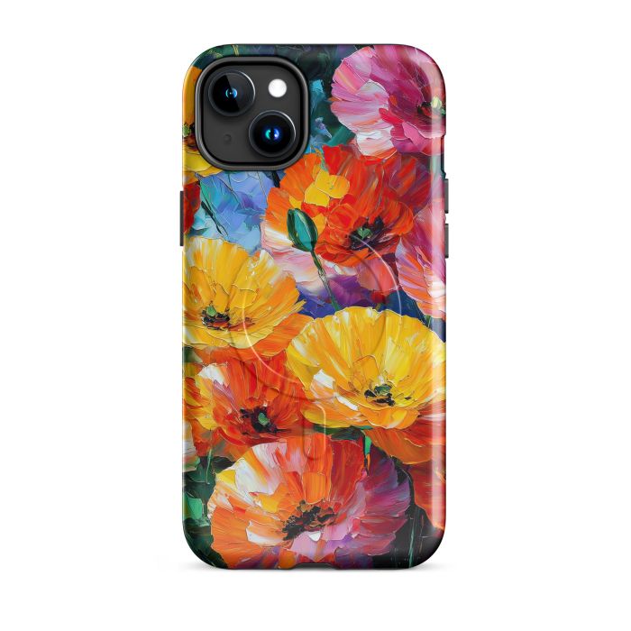 SUNCORE BLOSSOMS - iPhone 15 Plus MagSafe® tough case for iPhone®
