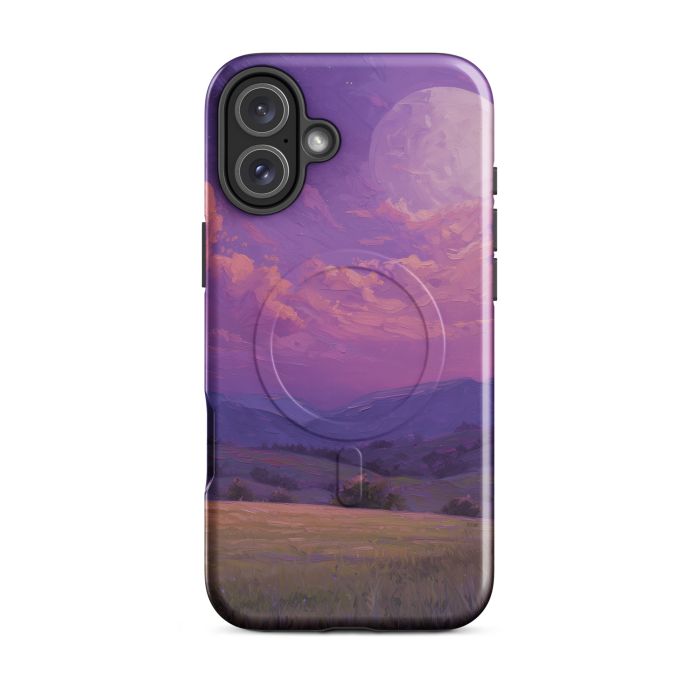VIOLET MOON PASTURE - iPhone 16 Plus MagSafe® tough case for iPhone®