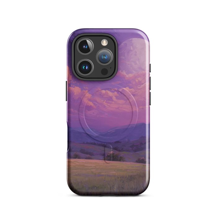 VIOLET MOON PASTURE - iPhone 16 Pro MagSafe® tough case for iPhone®