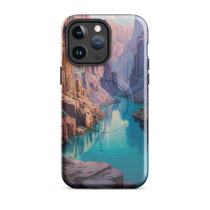 WATERSHADOW CANYON - iPhone 14 Pro Max MagSafe® tough case for iPhone®