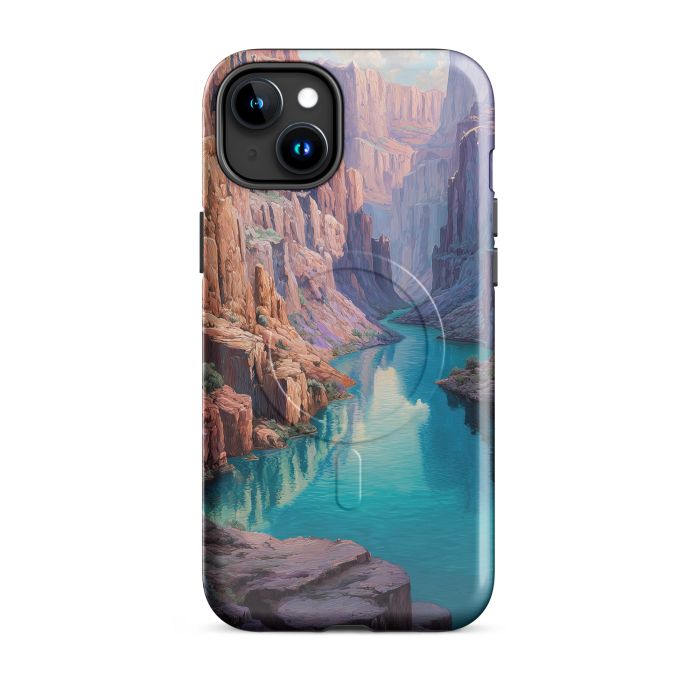 WATERSHADOW CANYON - iPhone 15 Plus MagSafe® tough case for iPhone®