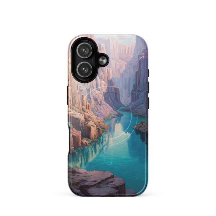 WATERSHADOW CANYON - iPhone 17 MagSafe® tough case for iPhone®