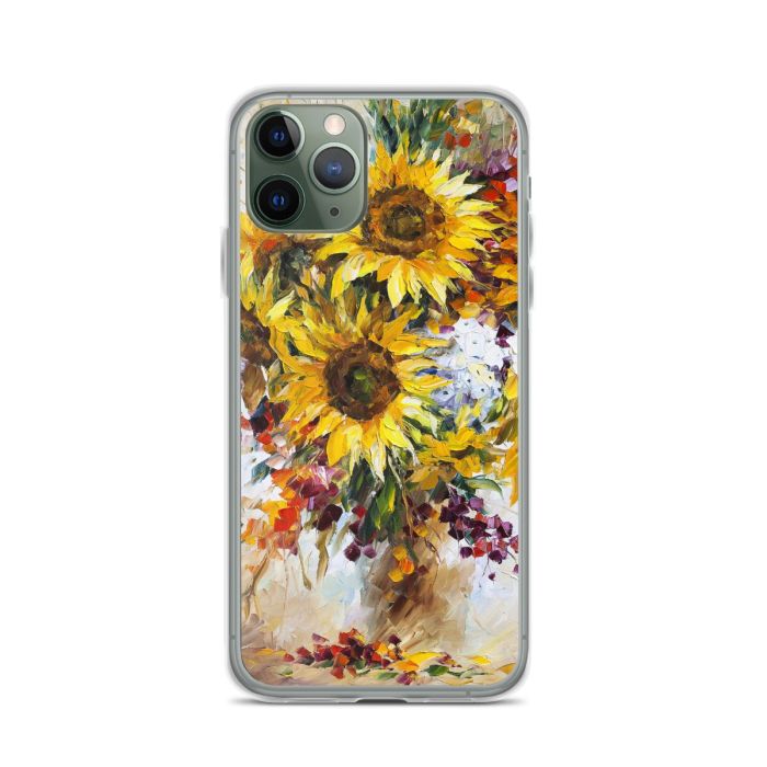 HAPPY SUNFLOWERS - iPhone 11 Pro phone case