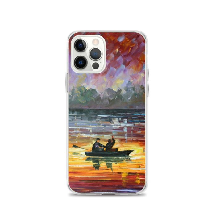 NIGHT LAKE FISHING - iPhone 12 Pro phone case