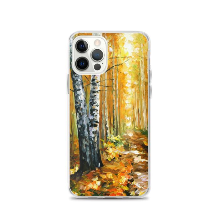 AUTUMN BIRCHES - iPhone 12 Pro phone case