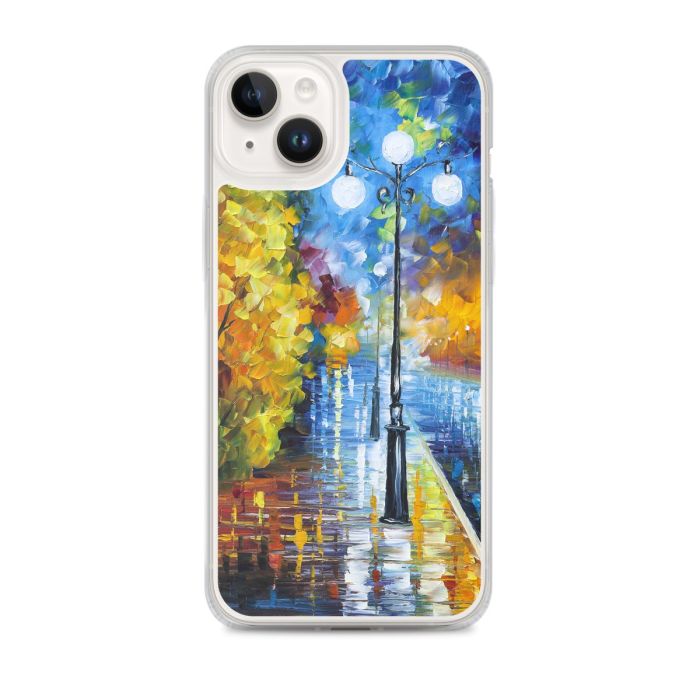 BLUE LIGHTS - iPhone 14 Plus phone case