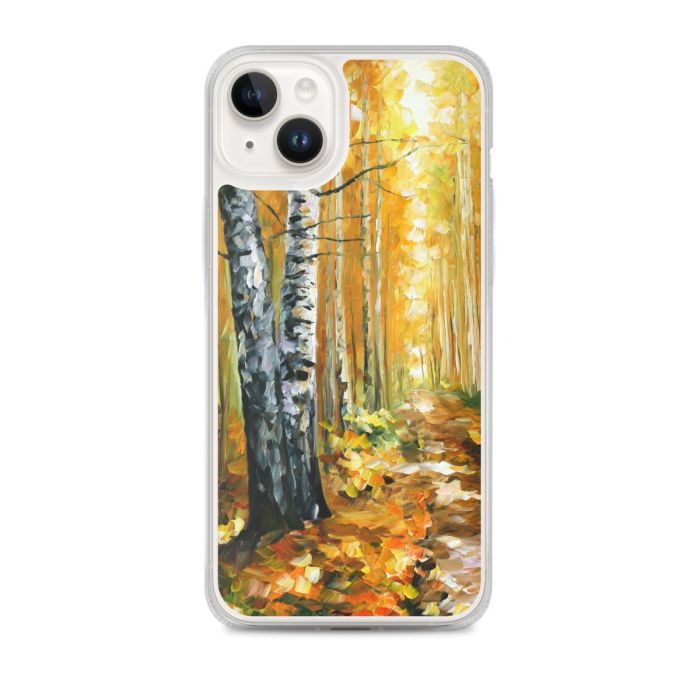 AUTUMN BIRCHES - iPhone 14 Plus phone case