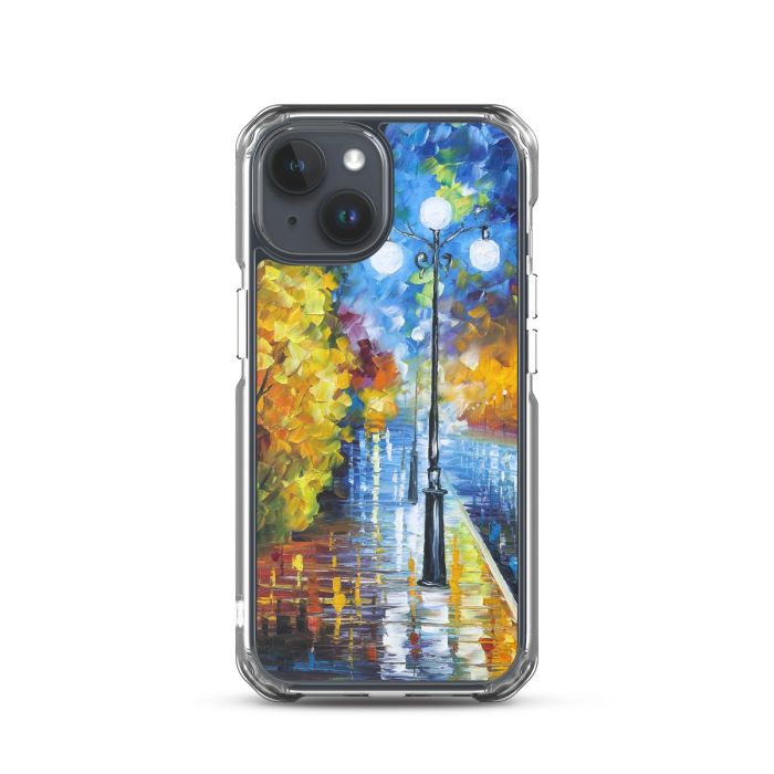 BLUE LIGHTS - iPhone 15 phone case