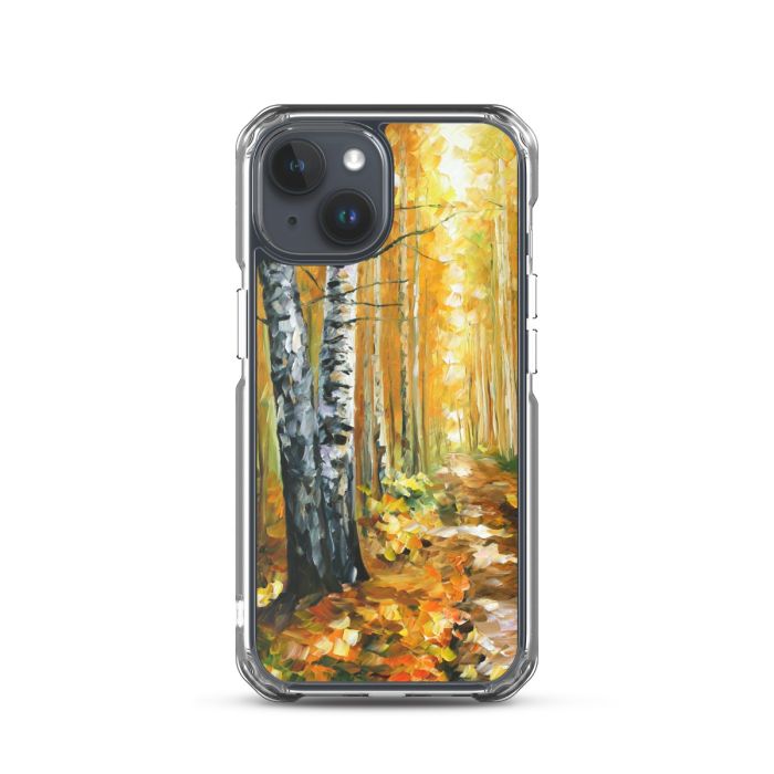 AUTUMN BIRCHES - iPhone 15 phone case