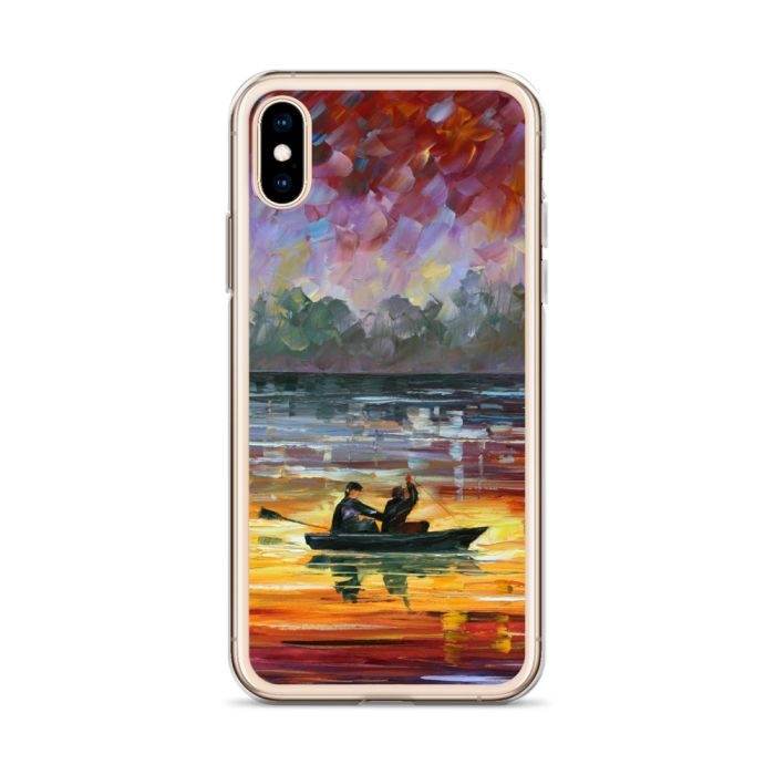 NIGHT LAKE FISHING - iPhone X/XS phone case