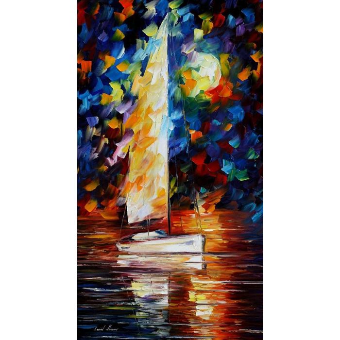 boat paintings on canvas