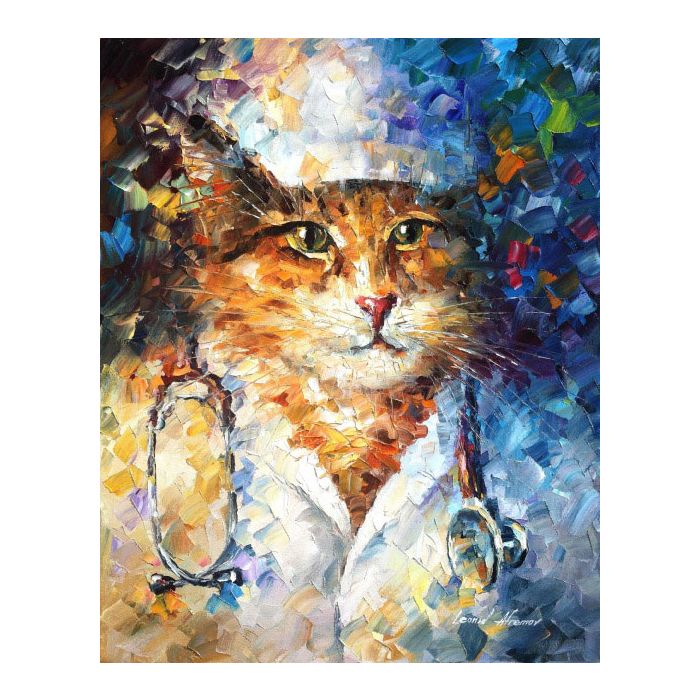 large canvas dog paintings, huge canvas art for sale,cat doctor,