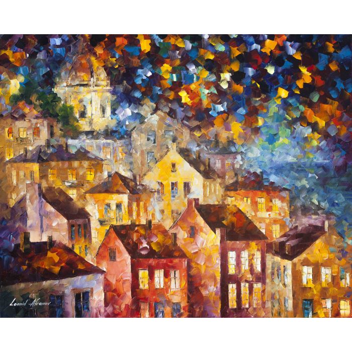 afremov, original, oil, painting, palette knife, impressionist, impressionism, surreal, surrealism, city, buy painting, buy art , purchase painting, purchase art, cityscape