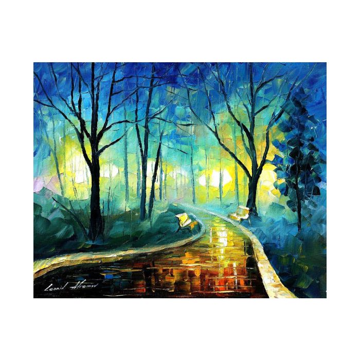 blue fog, blue fog painting