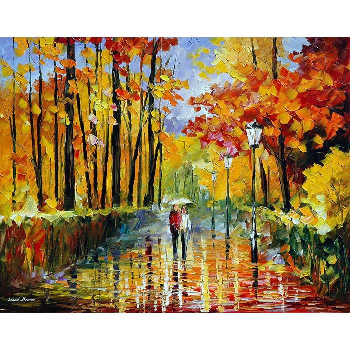 autumn rain painting