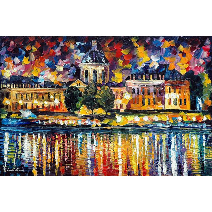 PARIS FRANCE ART INSTITUTE — PALETTE KNIFE Oil Painting On Canvas By ...