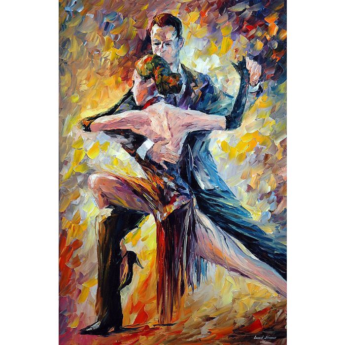 tango painting, argentine tango painting, tango dance paintings
