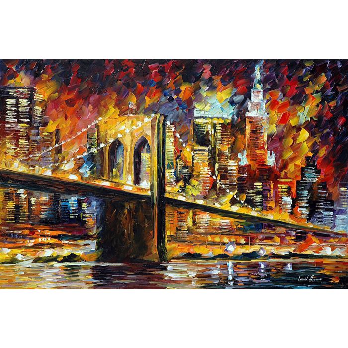 brooklyn bridge painting, brooklyn bridge painting canvas, paintings of the brooklyn bridge