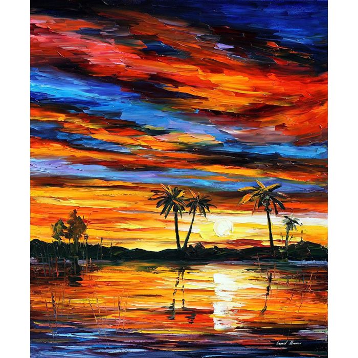 dipinti di tramonti sul mare