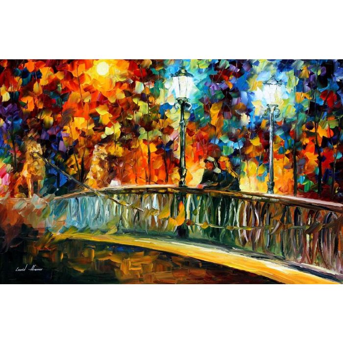 bridge painting, famous painting bridge, painting of bridge