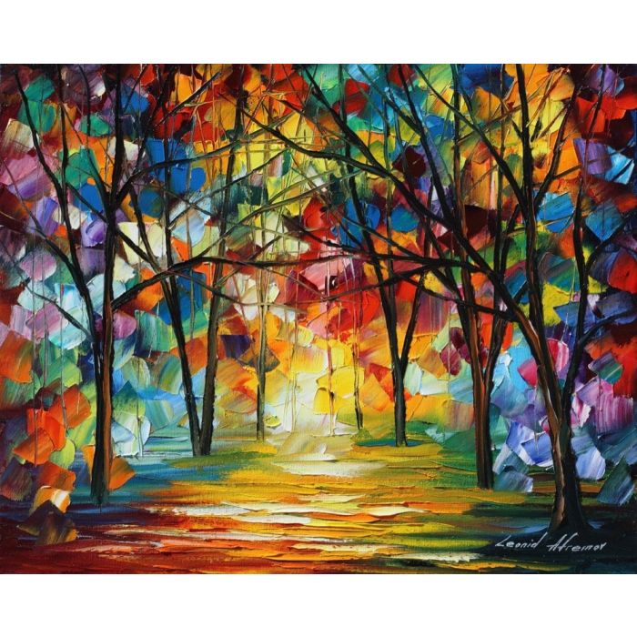 Oil Painting Autumn, Landscape Painting, Large Art, Abstract Art, Wall Art,  Canvas Art, Palette Knife Painting, Large Canvas Wall Art