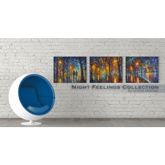 Night Feelings collection - Set of 3 paintings