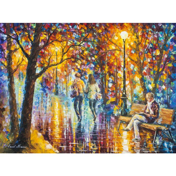NOSTALGIC MEMORIES - Palette Knife Oil Painting On Canvas By