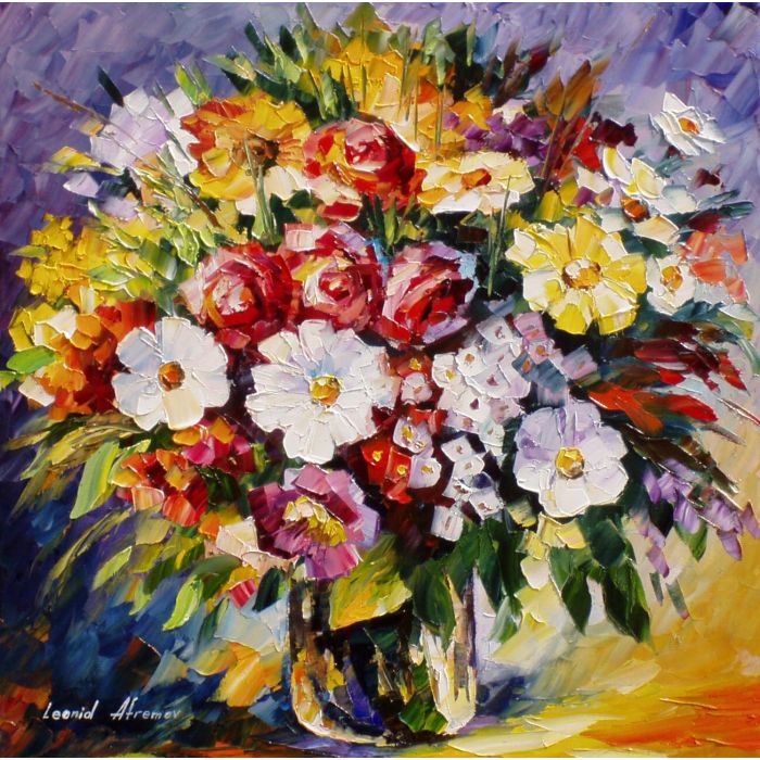 oil painting on canvas by leonid afremov, oil painting on canvas