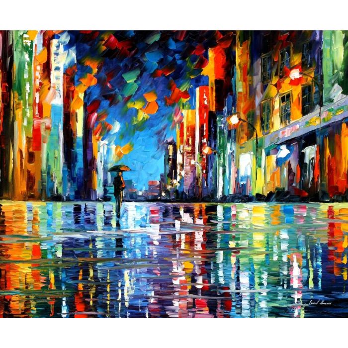 Oil painting art, abstract oil painting