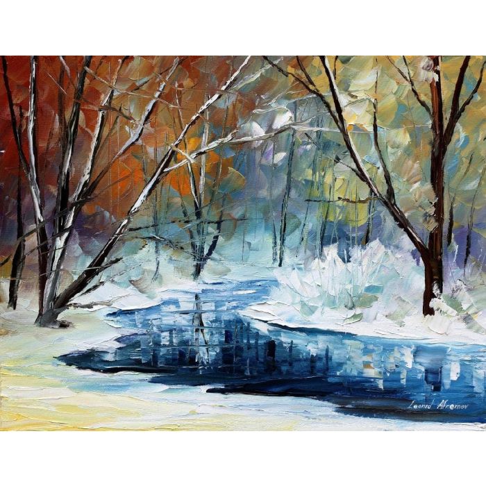 Gemälde Winter
