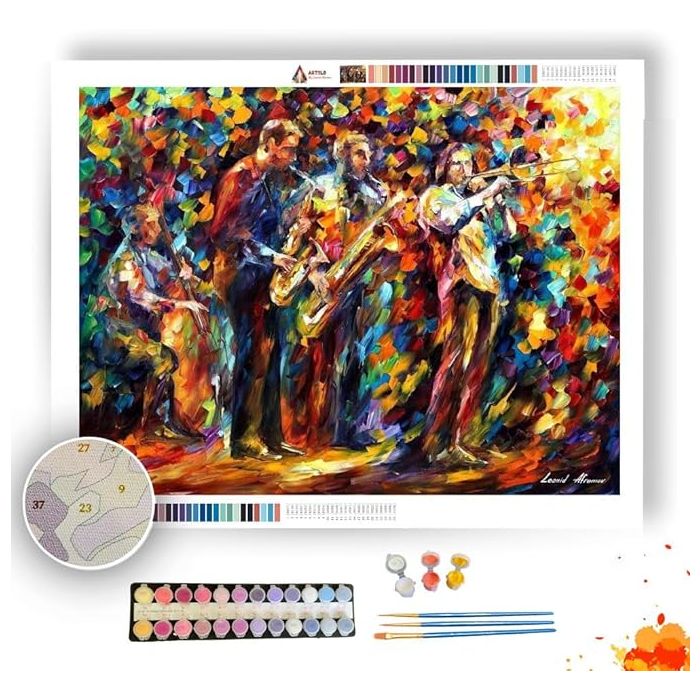 JAZZ BAND - Paint by Numbers Full Kit