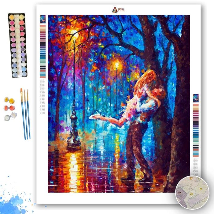 JUMPING KISS - Paint By Numbers Full Kit