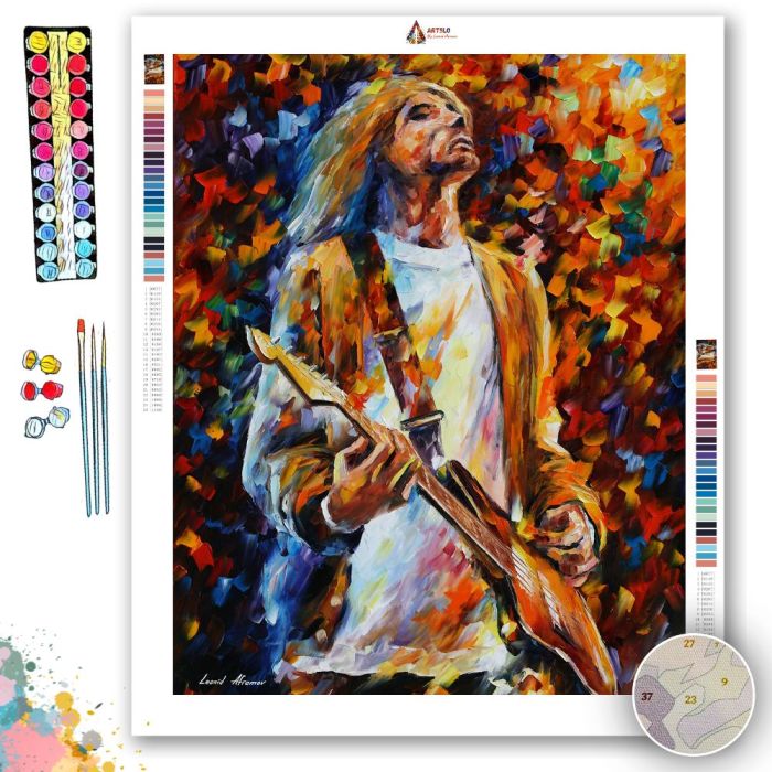 KURT COBAIN - Paint By Numbers Full Kit