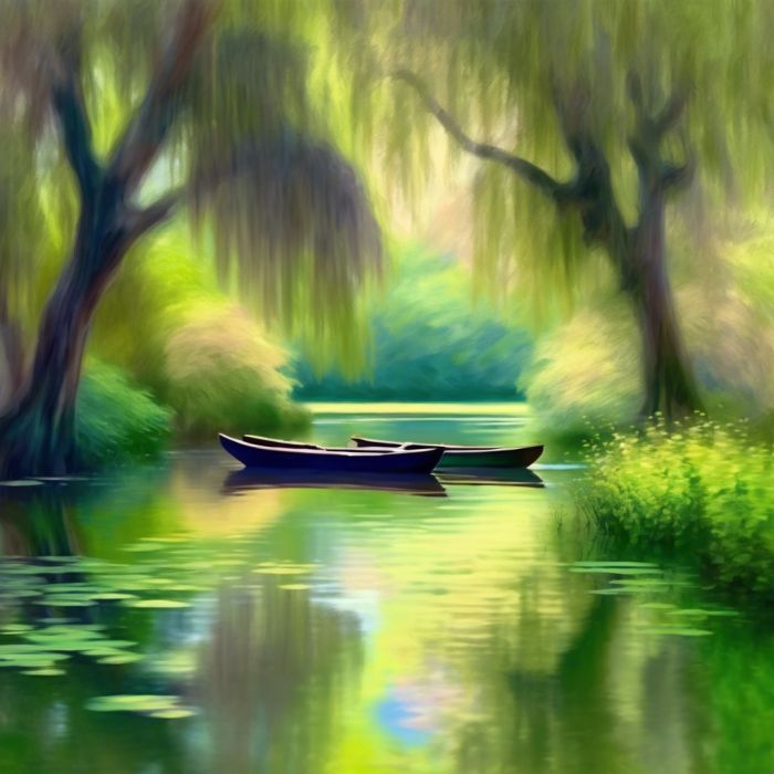 LAGOON IN THE MORNING