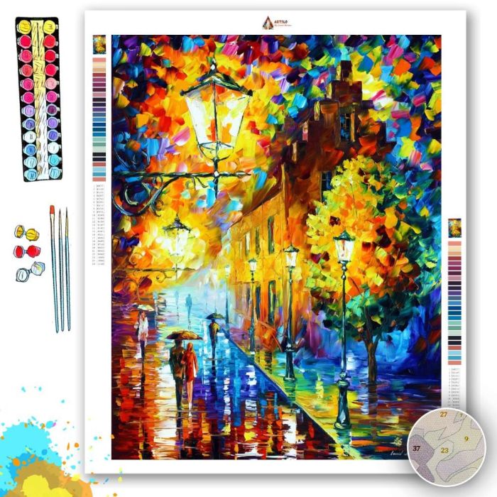 LIGHTS IN THE NIGHT - Paint By Numbers Full Kit