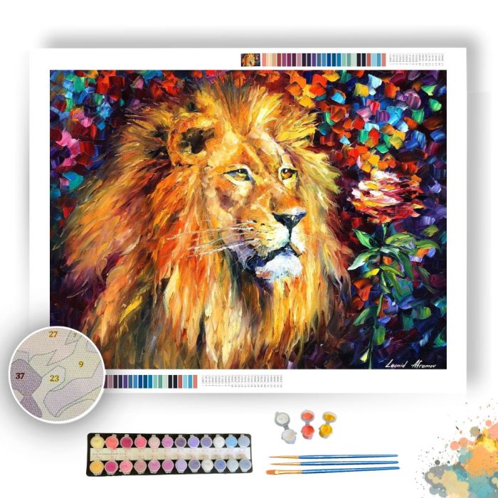 LION - Paint By Numbers Full Kit